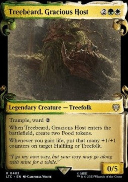 Treebeard, Gracious Host (V.1) LTRH-483 Rare Englisch