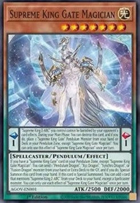 Supreme King Gate Magician AGOV-EN001 Super Rare Englisch