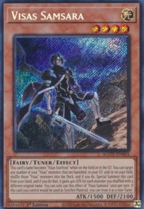 Visas Samsara (V.1) AGOV-EN004 Secret Rare Englisch