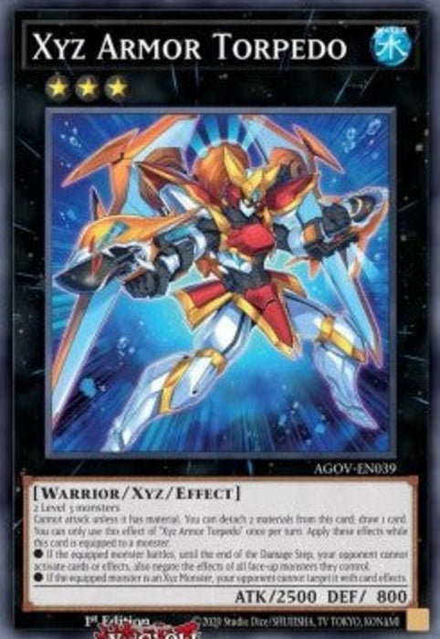 Xyz Armor Torpedo AGOV-EN039 Super Rare Englisch