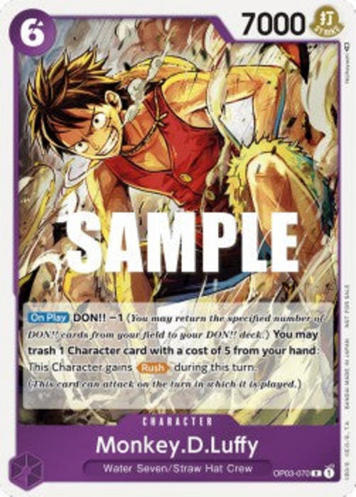 Monkey.D.Luffy (OP03-070) UP Rare Englisch