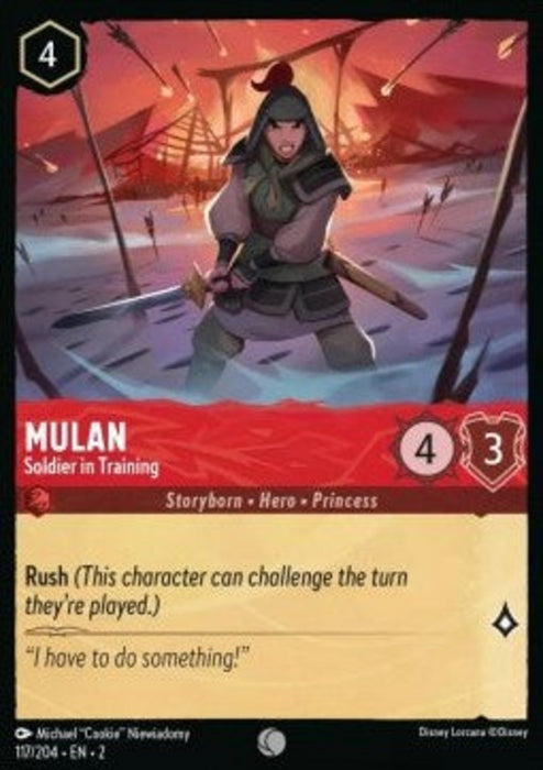 Mulan - Soldier in Training 2ROF-117 Common Englisch