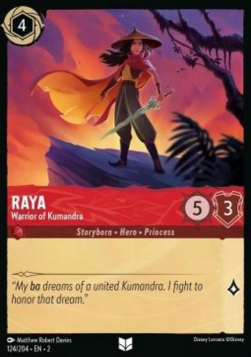 Raya - Warrior of Kumandra 2ROF-124 Uncommon Englisch