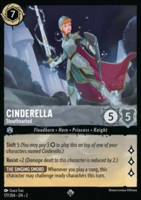 Cinderella - Stouthearted 2ROF-177 Super Rare Englisch