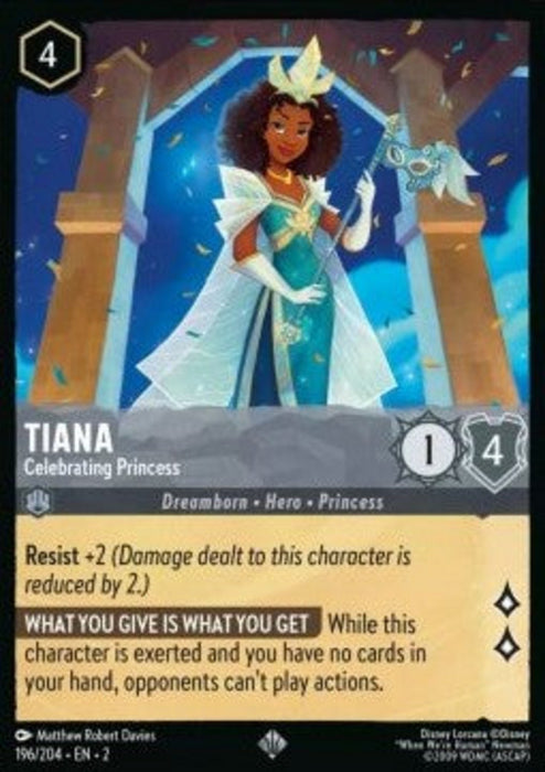 Tiana - Celebrating Princess 2ROF-196 Super Rare Englisch