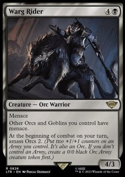 Warg Rider (V.1) LTRH-826 Rare Englisch