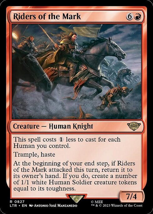 Riders of the Mark (V.1) LTRH-827 Rare Englisch
