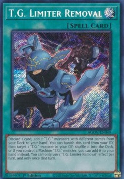 T.G. Limiter Removal (V.1) AGOV-IT049 Secret Rare Italienisch