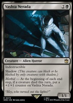 Vashta Nerada WHO-73 Rare Englisch