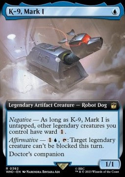 K-9, Mark I (V.1) XWHO-362 Rare Englisch