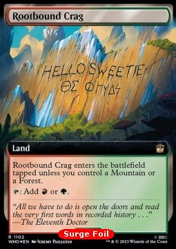 Rootbound Crag (V.3) XWHO-1102 Rare Englisch