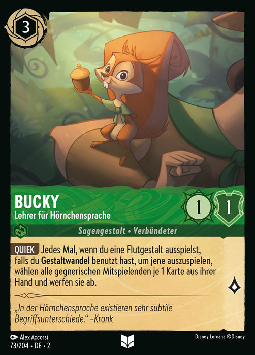 Bucky - Lehrer für Hörnchensprache (V.2) 2ROF-073 Uncommon Deutsch