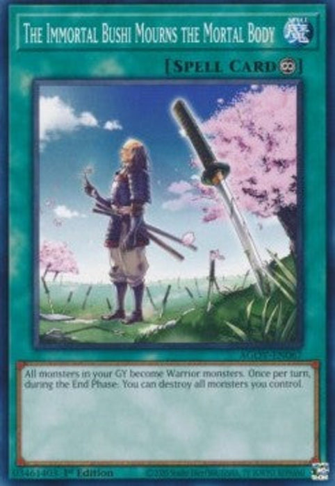 The Immortal Bushi Mourns the Mortal Body AGOV-EN067 Common Englisch