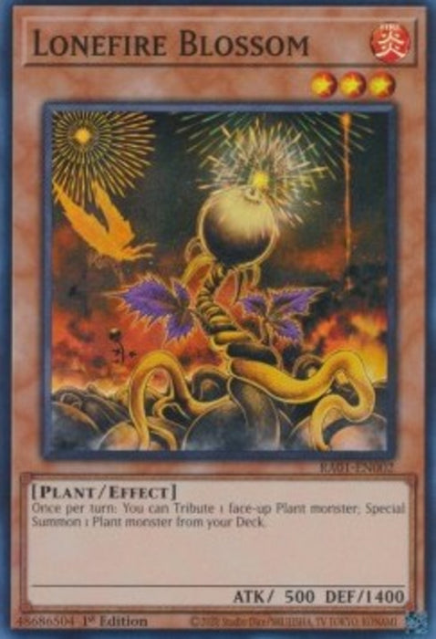 Lonefire Blossom (V.1) RA01-EN002 Super Rare Englisch