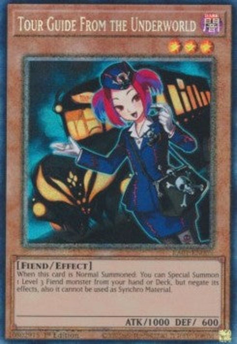 Tour Guide From the Underworld (V.6) RA01-EN005 Collectors Rare Englisch