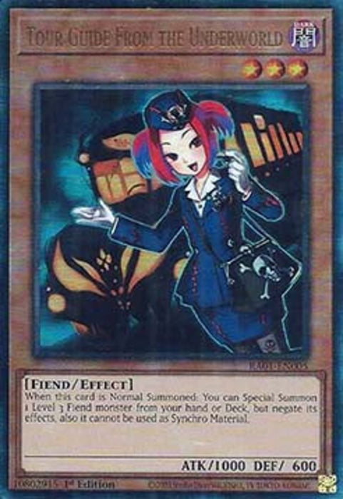 Tour Guide From the Underworld (V.7) RA01-EN005 Ultimate Rare Englisch