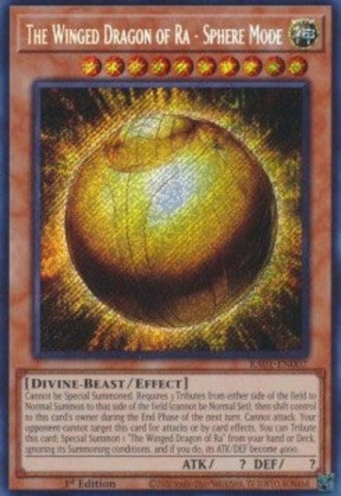 The Winged Dragon of Ra - Sphere Mode (V.3) RA01-EN007 Secret Rare Englisch