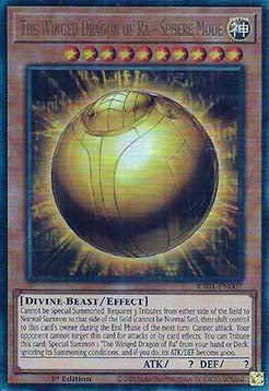 The Winged Dragon of Ra - Sphere Mode (V.7) RA01-EN007 Ultimate Rare Englisch