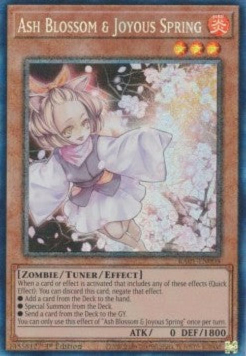 Ash Blossom & Joyous Spring (V.6) RA01-EN008 Collectors Rare Englisch