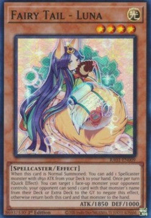 Fairy Tail - Luna (V.1) RA01-EN009 Super Rare Englisch