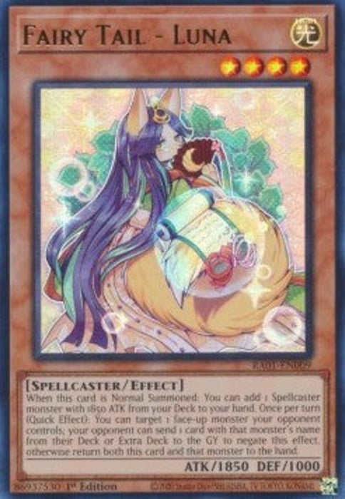 Fairy Tail - Luna (V.2) RA01-EN009 Ultra Rare Englisch