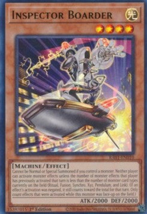 Inspector Boarder (V.2) RA01-EN010 Ultra Rare Englisch