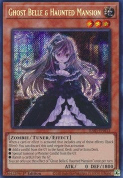 Ghost Belle & Haunted Mansion (V.3) RA01-EN011 Secret Rare Englisch