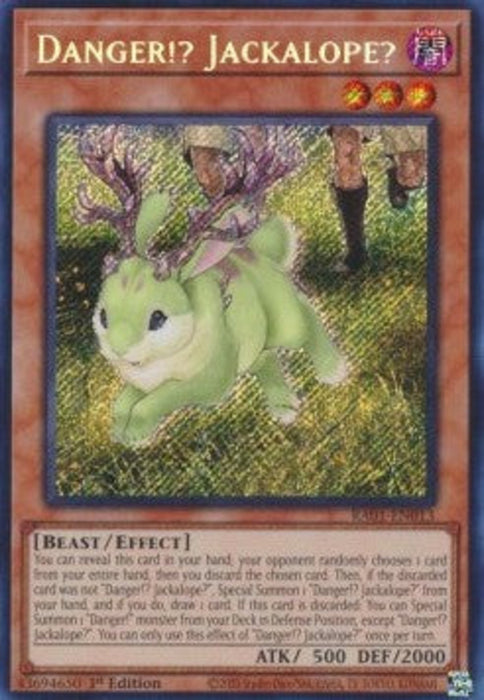 Danger!? Jackalope? (V.3) RA01-EN013 Secret Rare Englisch