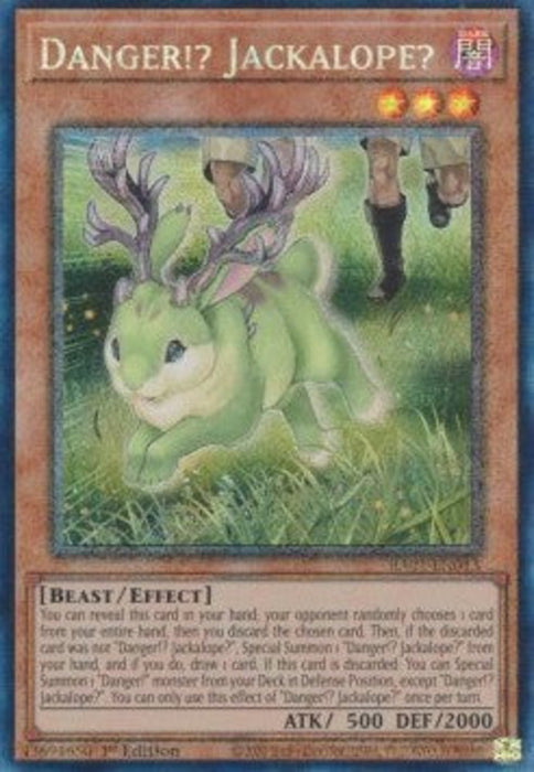 Danger!? Jackalope? (V.6) RA01-EN013 Collectors Rare Englisch