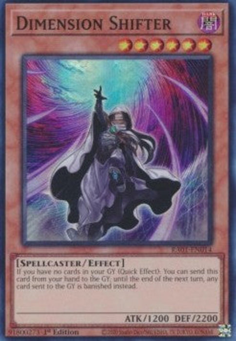 Dimension Shifter (V.1) RA01-EN014 Super Rare Englisch