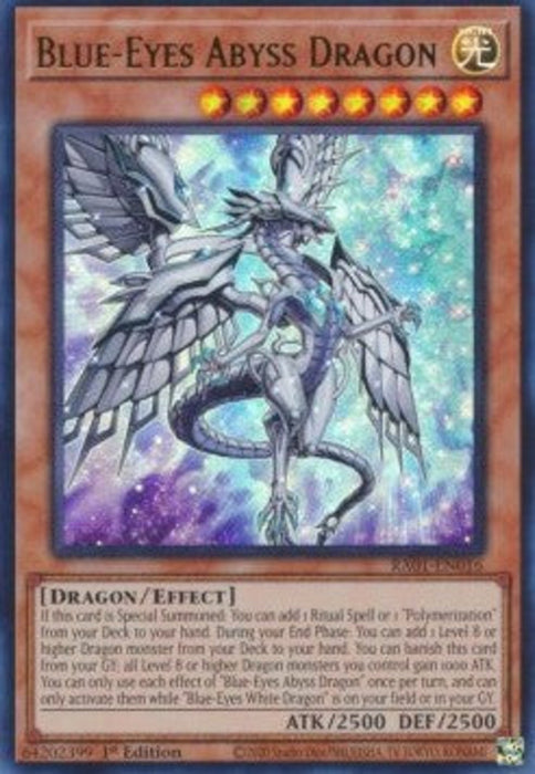 Blue-Eyes Abyss Dragon (V.2) RA01-EN016 Ultra Rare Englisch