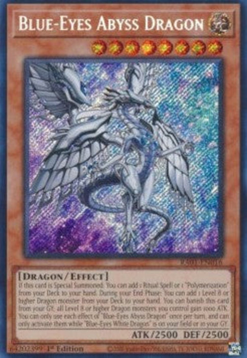 Blue-Eyes Abyss Dragon (V.3) RA01-EN016 Secret Rare Englisch