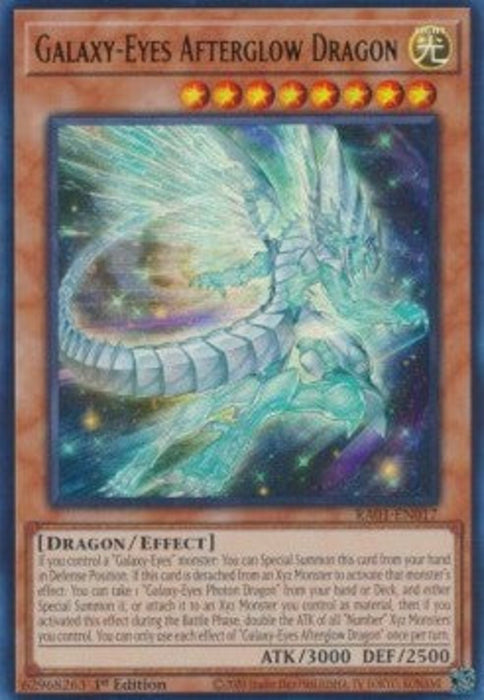 Galaxy-Eyes Afterglow Dragon (V.2) RA01-EN017 Ultra Rare Englisch