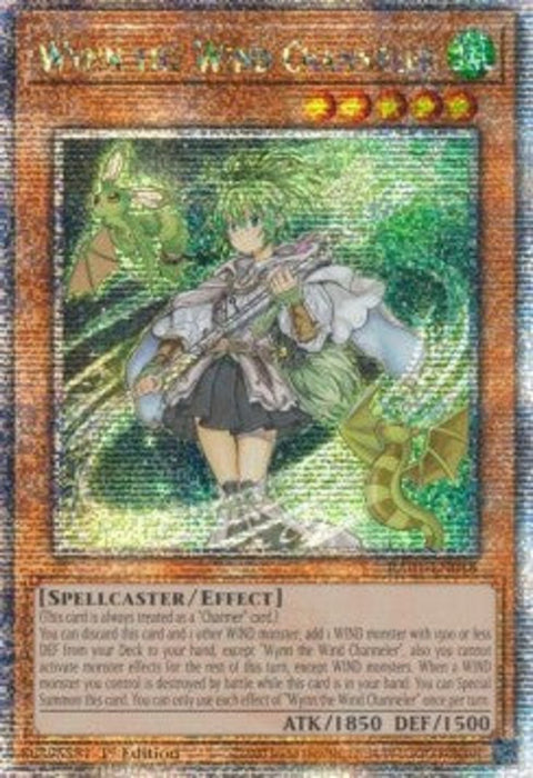 Wynn the Wind Channeler (V.5) RA01-EN018 Quarter Century Secret Rare Englisch