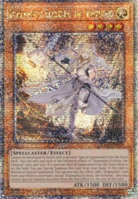 Dogmatika Ecclesia, the Virtuous (V.5) RA01-EN020 Quarter Century Secret Rare Englisch