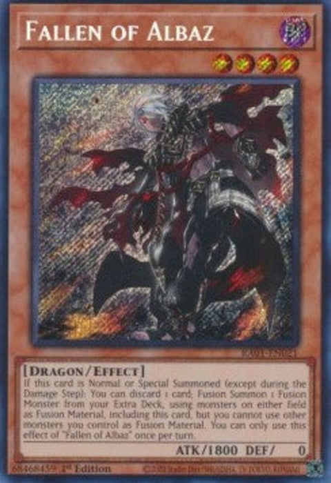 Fallen of Albaz (V.3) RA01-EN021 Secret Rare Englisch
