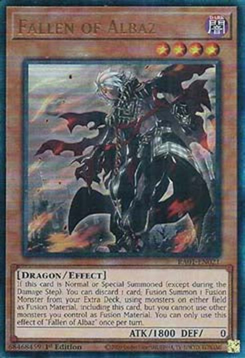 Fallen of Albaz (V.7) RA01-EN021 Ultimate Rare Englisch