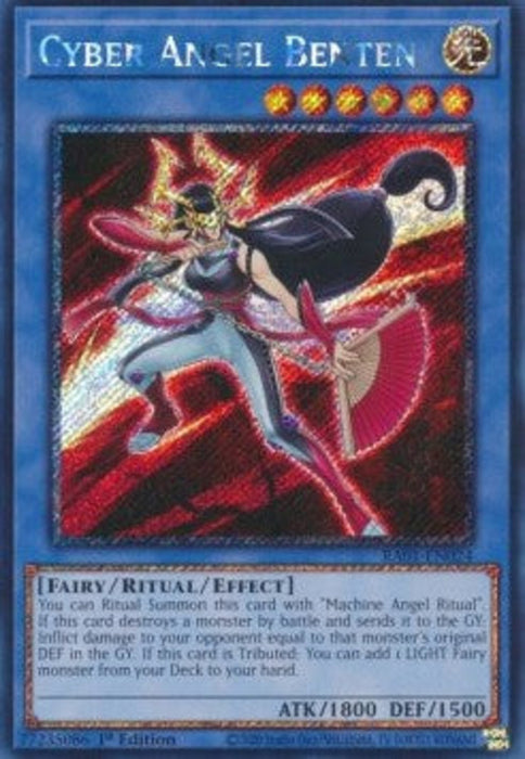Cyber Angel Benten (V.4) RA01-EN024 Platinum Secret Rare Englisch