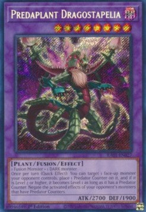 Predaplant Dragostapelia (V.3) RA01-EN027 Secret Rare Englisch