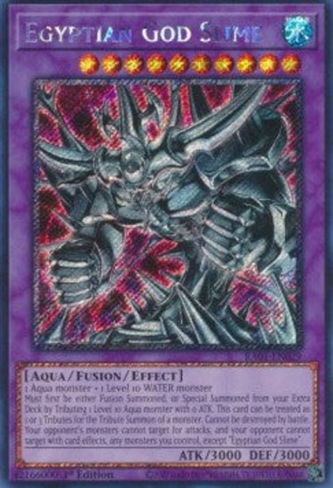 Egyptian God Slime (V.4) RA01-EN029 Platinum Secret Rare Englisch