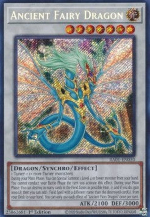 Ancient Fairy Dragon (V.3) RA01-EN030 Secret Rare Englisch
