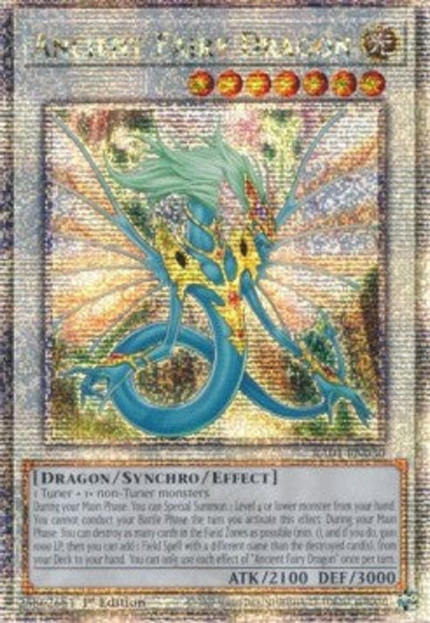 Ancient Fairy Dragon (V.5) RA01-EN030 Quarter Century Secret Rare Englisch