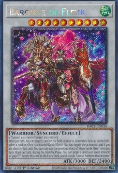 Baronne de Fleur (V.4) RA01-EN034 Platinum Secret Rare Englisch