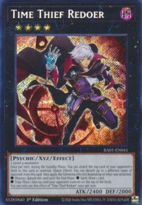 Time Thief Redoer (V.3) RA01-EN041 Secret Rare Englisch