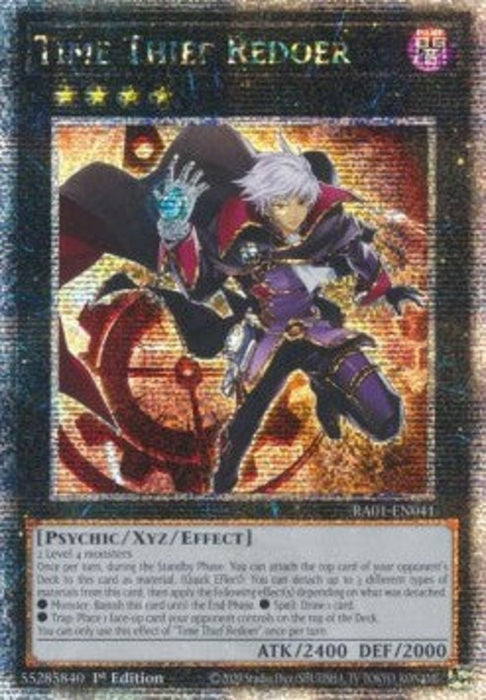 Time Thief Redoer (V.5) RA01-EN041 Quarter Century Secret Rare Englisch