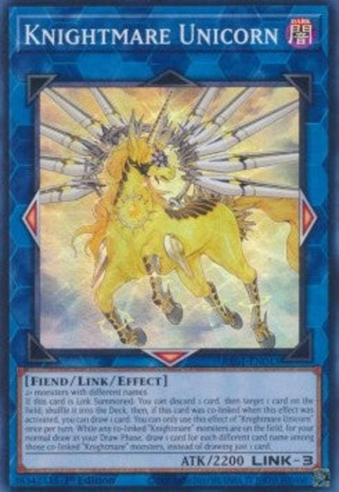 Knightmare Unicorn (V.1) RA01-EN043 Super Rare Englisch