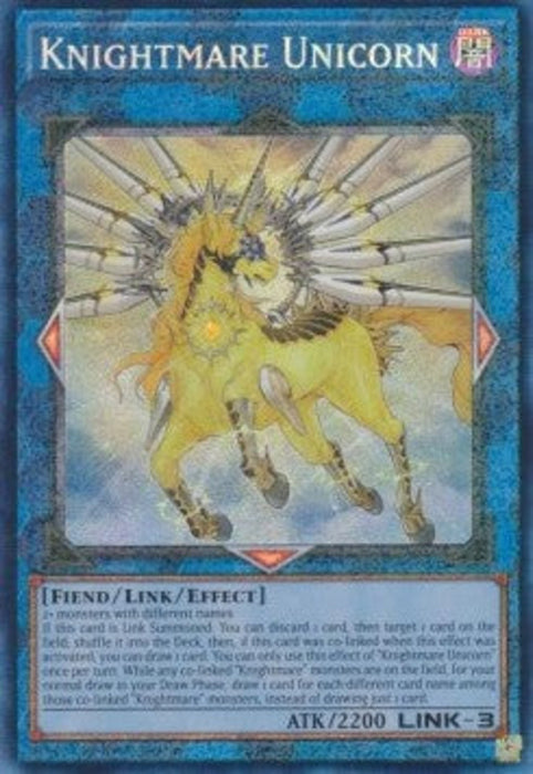 Knightmare Unicorn (V.6) RA01-EN043 Collectors Rare Englisch