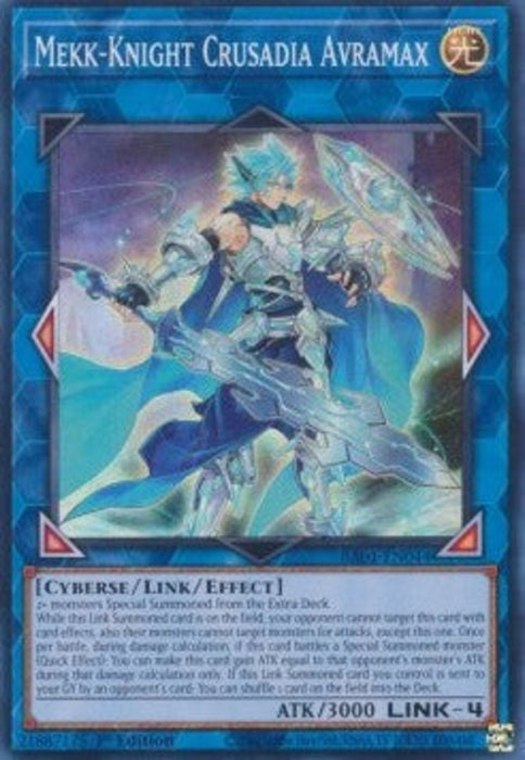 Mekk-Knight Crusadia Avramax (V.1) RA01-EN044 Super Rare Englisch