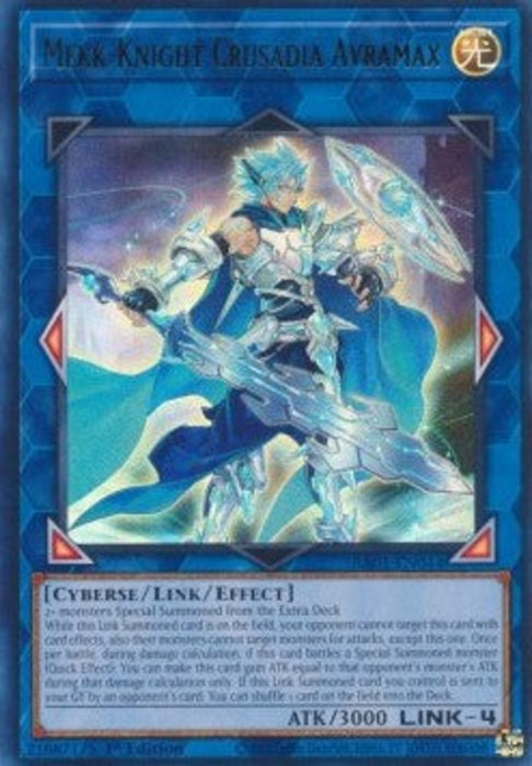 Mekk-Knight Crusadia Avramax (V.2) RA01-EN044 Ultra Rare Englisch
