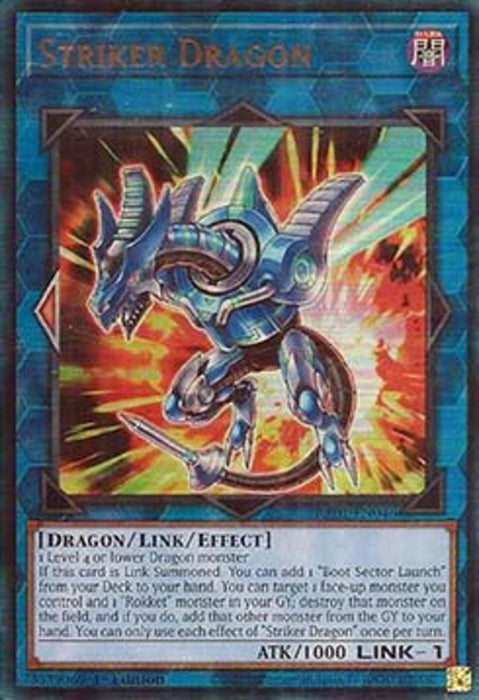 Striker Dragon (V.7) RA01-EN046 Ultimate Rare Englisch